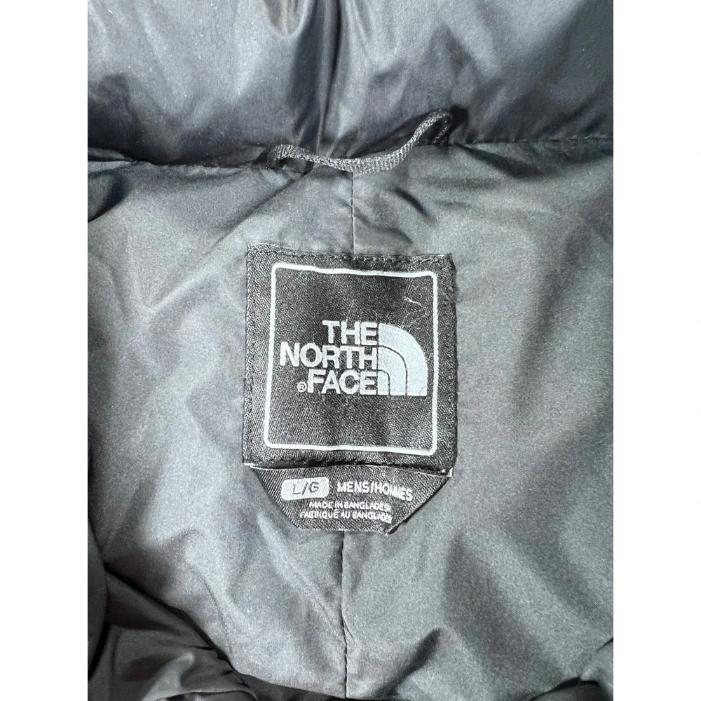The North Face Nuptse 700 Puffer Jacket Mens Large Black Down Insulated Ripstop